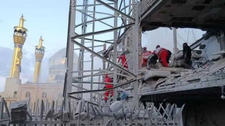 حملات آمریکا و اسرائیل به حسینیه اعظم زنجان؛ 4 کشته و 26 زخمی